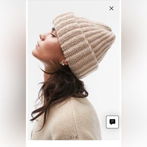 Top shop chunky rib beanie